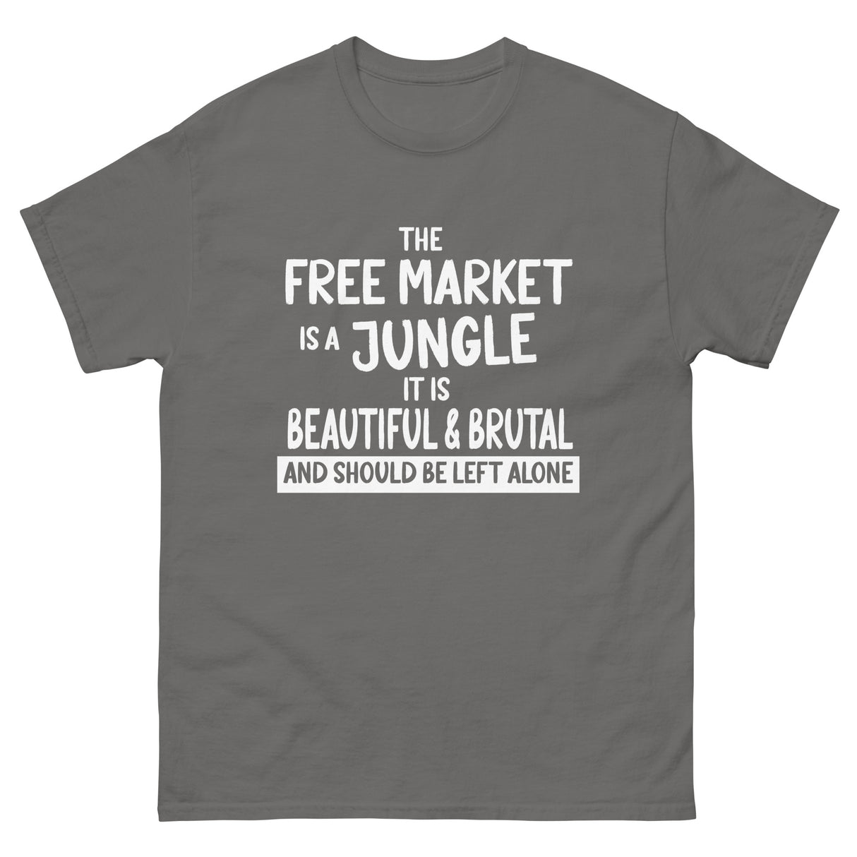 The Free Market Jungle Heavy Cotton Shirt - Libertarian Country