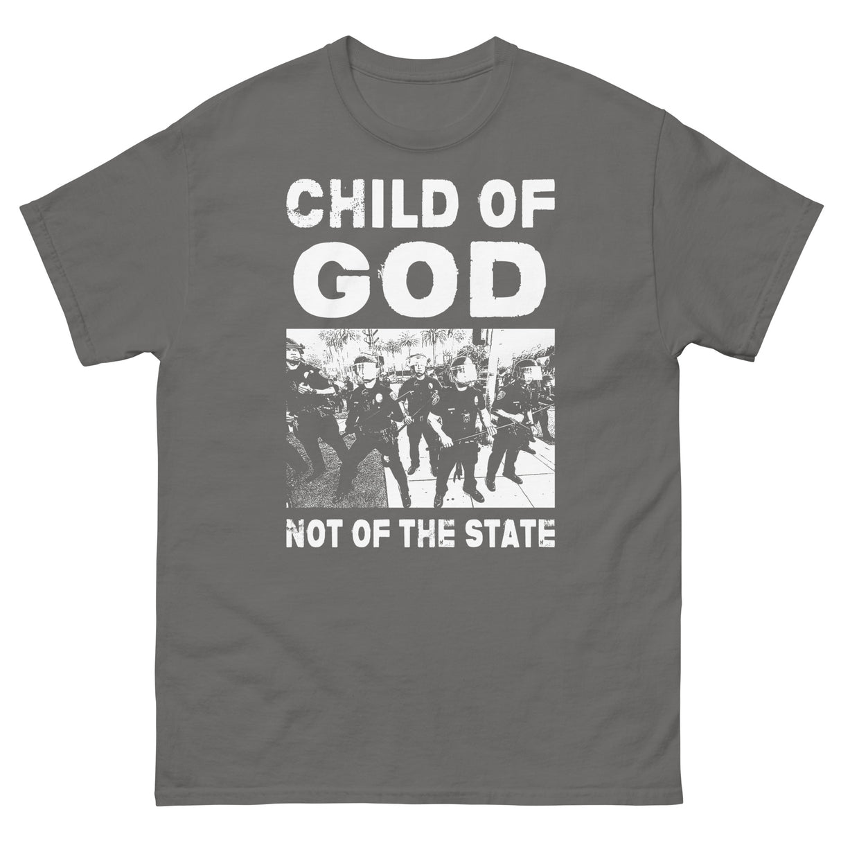 Child of God Not of The State Heavy Cotton Shirt - Libertarian Country