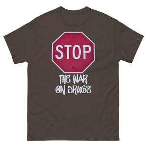 Stop The War on Drugs Heavy Cotton Shirt - Libertarian Country