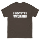 I Identify as Vaccinated Heavy Cotton Shirt - Libertarian Country