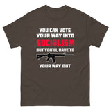 Shoot Your Way Out of Socialism Heavy Cotton Shirt - Libertarian Country