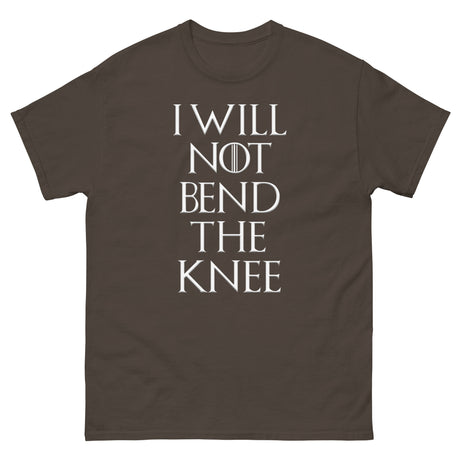 I Will Not Bend The Knee Heavy Cotton Shirt