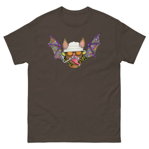 Hunter S. Thompson Psychedelic Bat Heavy Cotton Shirt - Libertarian Country