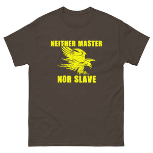 Neither Master Nor Slave Heavy Cotton Shirt - Libertarian Country