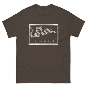 Join or Die Heavy Cotton Shirt - Libertarian Country