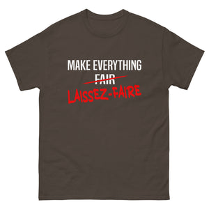 Make Everything Laissez-Faire Heavy Cotton Shirt - Libertarian Country
