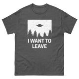 I Want To Leave Heavy Cotton Shirt - Libertarian Country