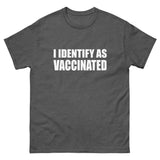 I Identify as Vaccinated Heavy Cotton Shirt - Libertarian Country