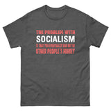 The Problem With Socialism Heavy Cotton Shirt - Libertarian Country
