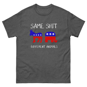 Same Shit Different Animals Heavy Cotton Shirt - Libertarian Country