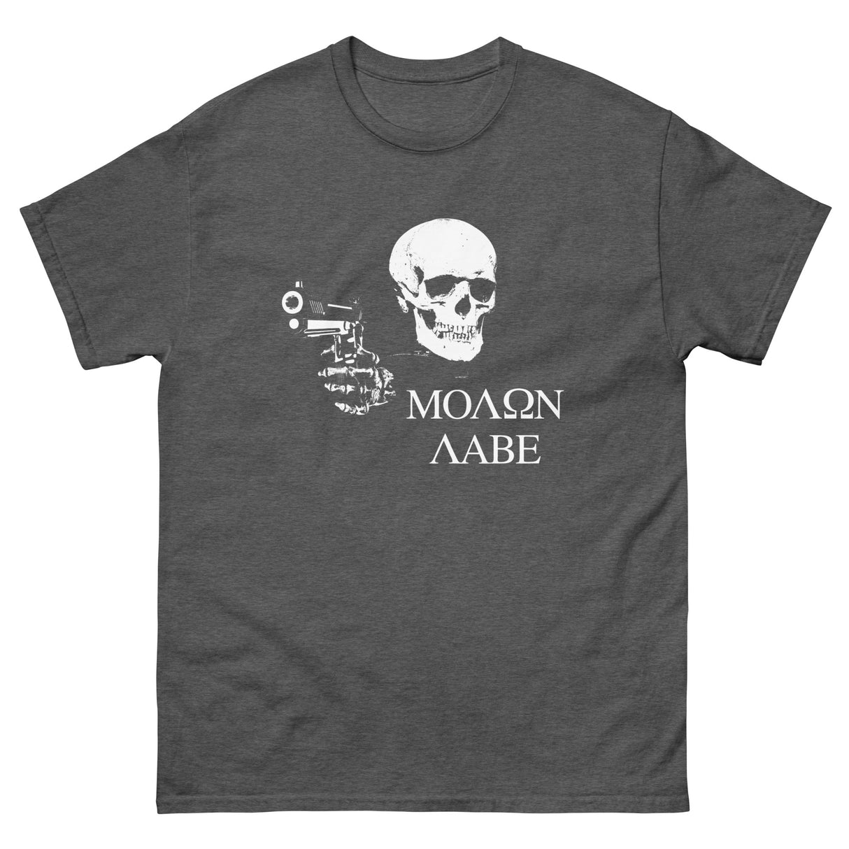 Molon Labe Heavy Cotton Shirt - Libertarian Country