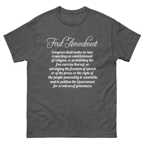 First Amendment Heavy Cotton Shirt - Libertarian Country