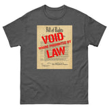 Bill of Rights Void Where Prohibited Heavy Cotton Shirt - Libertarian Country