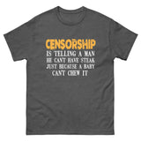 Censorship Steak Heavy Cotton Shirt - Libertarian Country