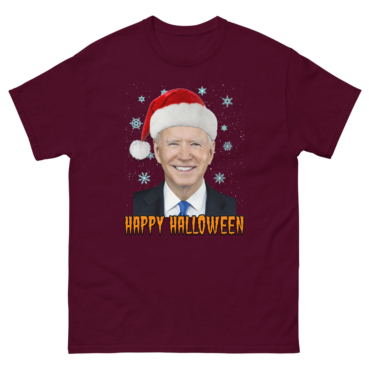 Joe Biden Happy Halloween Heavy Cotton Shirt - Libertarian Country