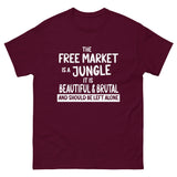 The Free Market Jungle Heavy Cotton Shirt - Libertarian Country