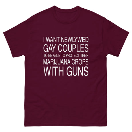 Newlywed Gay Couples Heavy Cotton Shirt - Libertarian Country