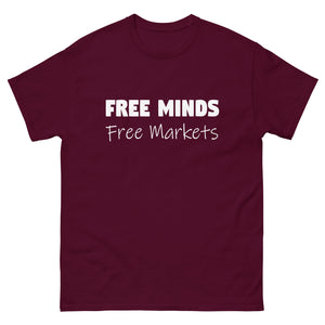 Free Minds Free Markets Heavy Cotton Shirt - Libertarian Country