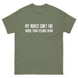 My Rights Don't End Where Your Feelings Begin Heavy Cotton Shirt - Libertarian Country