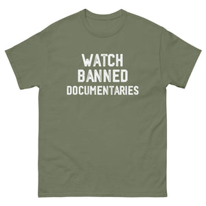 Watch Banned Documentaries Heavy Cotton Shirt - Libertarian Country