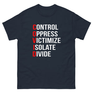 Control Oppress Victimize Isolate Divide Heavy Cotton Shirt - Libertarian Country