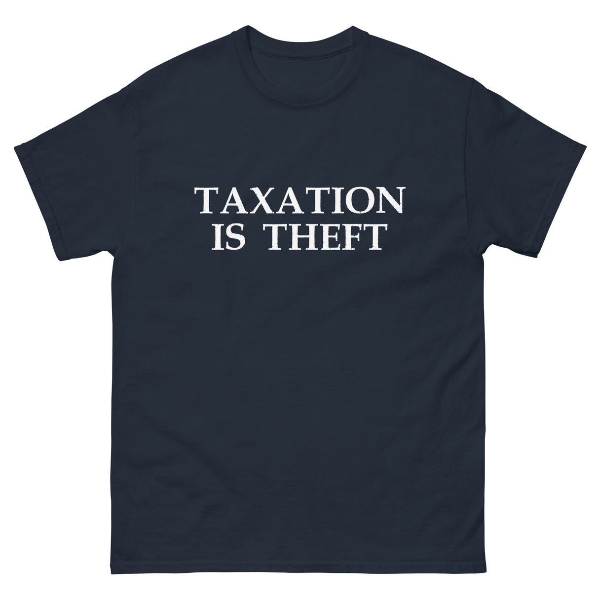 Taxation is Theft Heavy Cotton Shirt - Libertarian Country