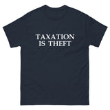 Taxation is Theft Heavy Cotton Shirt - Libertarian Country