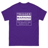 Trigger Warning Heavy Cotton Shirt - Libertarian Country