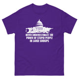 Stupid People in Large Groups Heavy Cotton Shirt - Libertarian Country