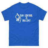 Gun Control is Bullshit Heavy Cotton Shirt - Libertarian Country