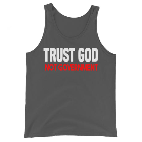 Trust God Not Government Premium Tank Top - Libertarian Country