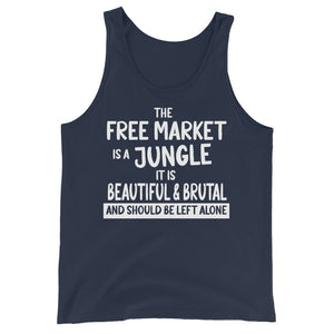 The Free Market Jungle Premium Tank Top - Libertarian Country