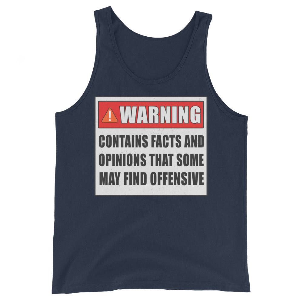 Warning Contains Facts That Some May Find Offensive Premium Tank Top