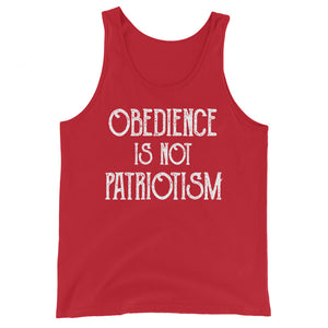 Obedience Is Not Patriotism Premium Tank Top - Libertarian Country