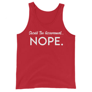 Should The Government Nope Premium Tank Top - Libertarian Country