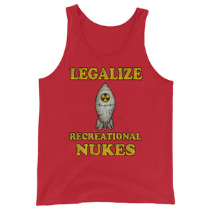 Legalize Recreational Nukes Tank Top - Libertarian Country