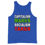 Capitalism Makes Socialism Takes Premium Tank Top - Libertarian Country