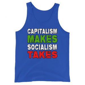 Capitalism Makes Socialism Takes Premium Tank Top - Libertarian Country