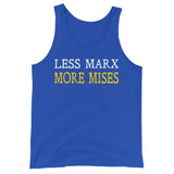 Less Marx More Mises Premium Tank Top - Libertarian Country