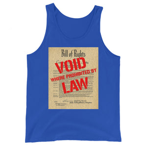Bill of Rights Void Where Prohibited Premium Tank Top - Libertarian Country