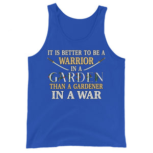 Warrior in a Garden Premium Tank Top - Libertarian Country