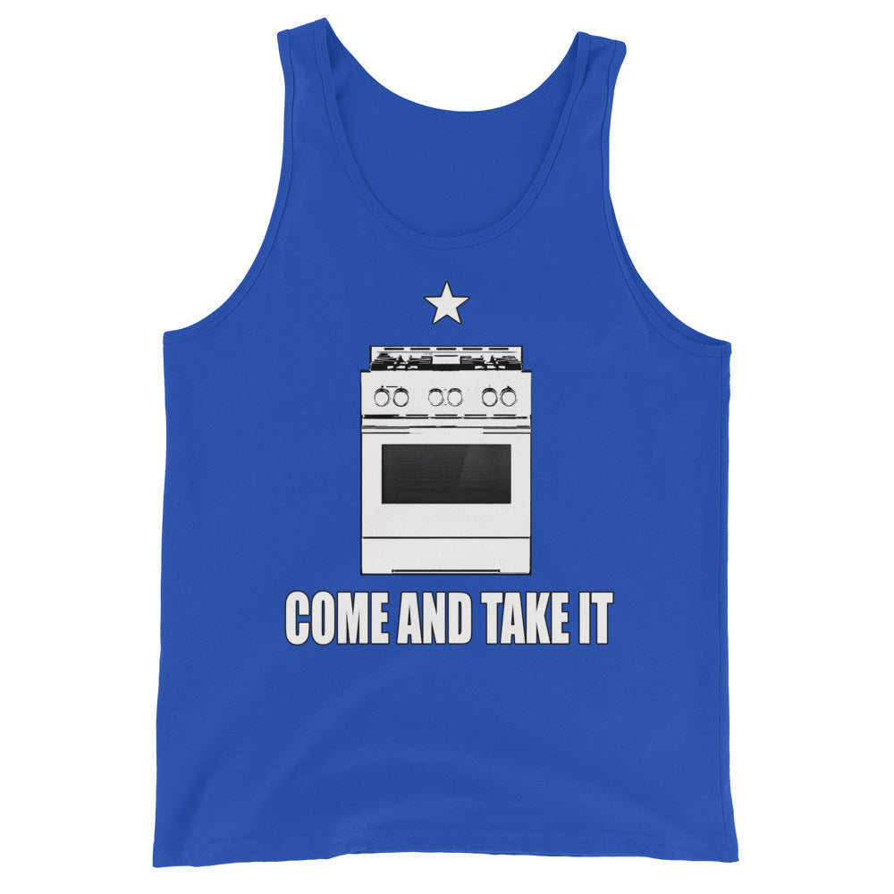 Come and Take it Gas Stove Premium Tank Top - Libertarian Country