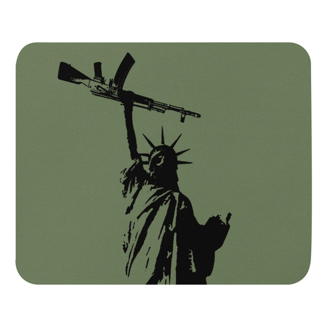 Statue of Liberty AK 47 Mouse Pad - Libertarian Country