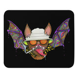 Hunter S. Thompson Psychedelic Bat Mouse Pad by Libertarian Country