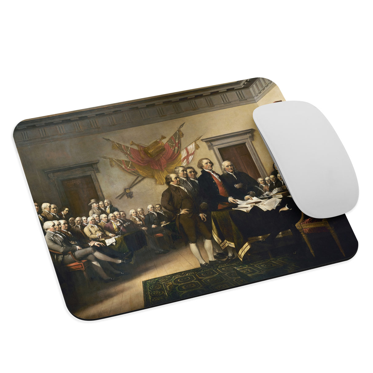 Declaration of Independence Signing Mouse Pad - Libertarian Country