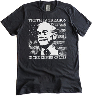 Truth is Treason in the Empire of Lies Shirt by Libertarian Country