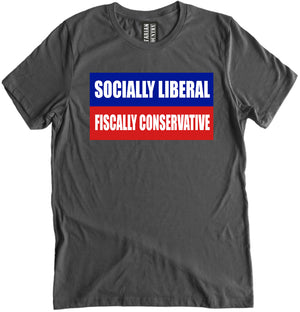 Socially Liberal Fiscally Conservative Shirt - Libertarian Country