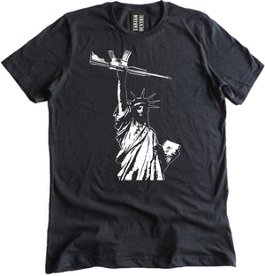 Statue of Liberty AR 15 Shirt by Libertarian Country