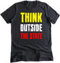 Think Outside The State Shirt by The Pholosopher