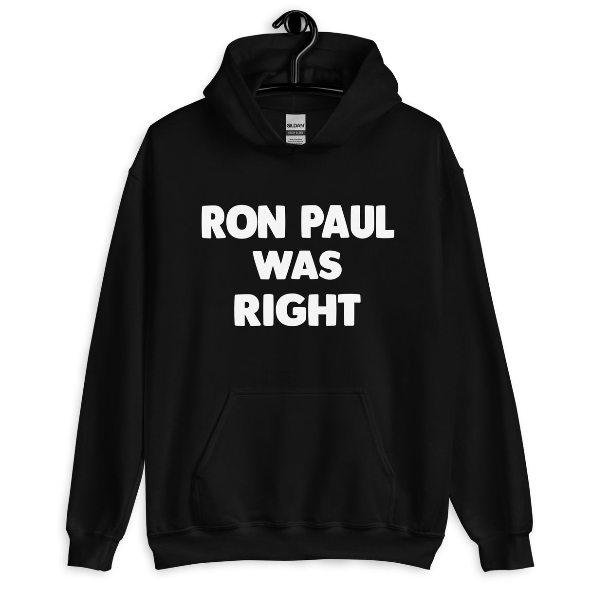 Ron Paul Was Right Hoodie - Libertarian Country